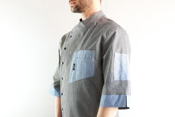 Chef Jacket ''One Self'' SKY - 3