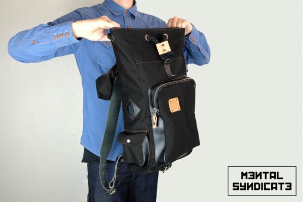 Loot Canvas Backpack Black - 4