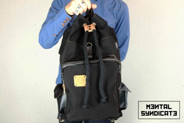Loot Canvas Backpack Black - 5