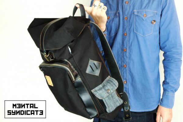 Loot Canvas Backpack Black - 1