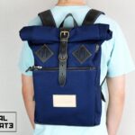 ''Under The Bridge Roll Top Backpack - Navy - 0