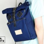 ''Under The Bridge Roll Top Backpack - Navy - 1