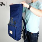 ''Under The Bridge Roll Top Backpack - Navy - 2