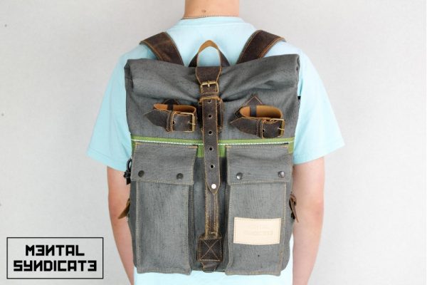 Roll Top Backpack ''Urban Drop'' - 3