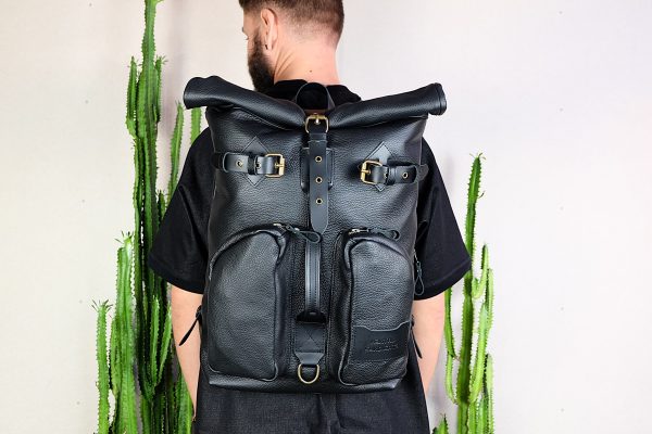 Crossover Leather Backpack - 0