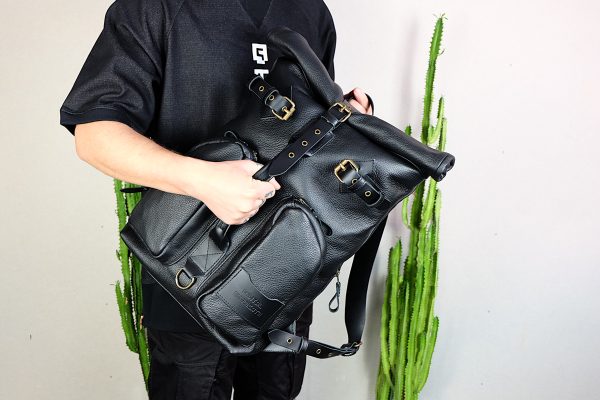 Crossover Leather Backpack - 4