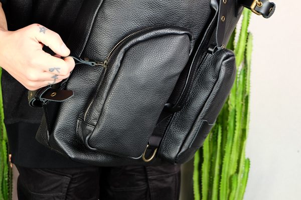 Crossover Leather Backpack - 14